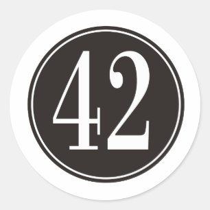 Adesivo Círculo #42 preto