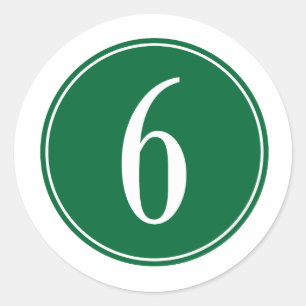 Adesivo Círculo #6 verde