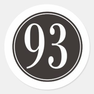 Adesivo Círculo #93 preto