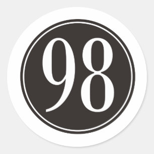 Adesivo Círculo #98 preto