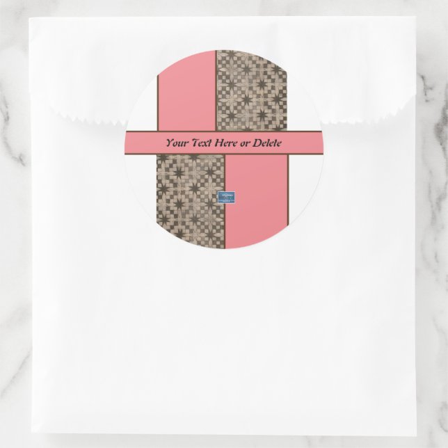 Adesivo Círculo adesivo(Peach LED S.C.C.)SDCs ©️ 2023 (Bolsa)