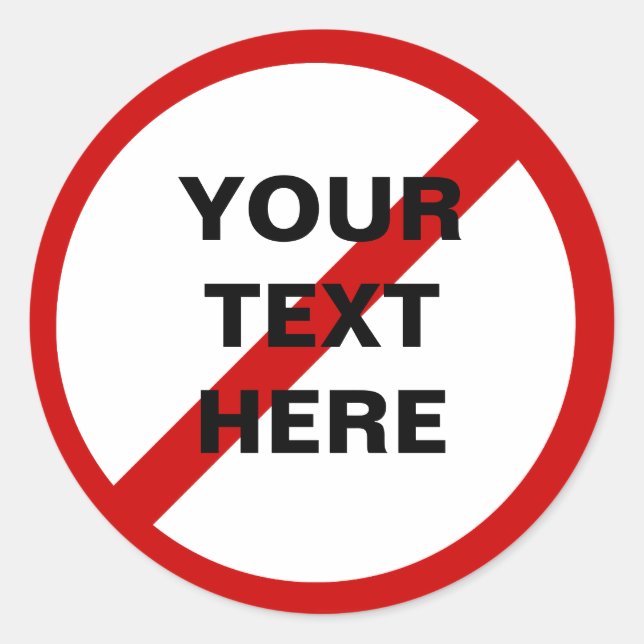 Adesivo Círculo Anti-Modelo com barra (Frente)