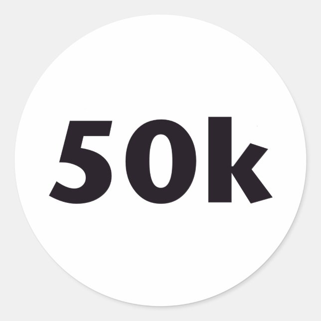 Adesivo Círculo de 50 k (Frente)