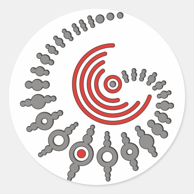 Adesivo círculo de culturas I (Frente)