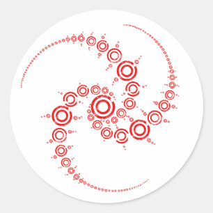 Adesivo círculo de recorte