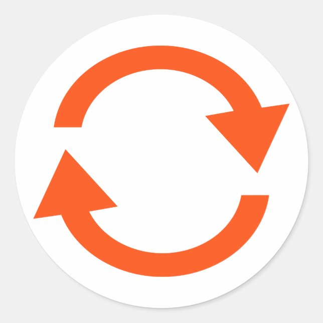 Adesivo Círculo de setas (Frente)