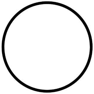 Adesivo Círculo de vazio (Adicionar Texto)