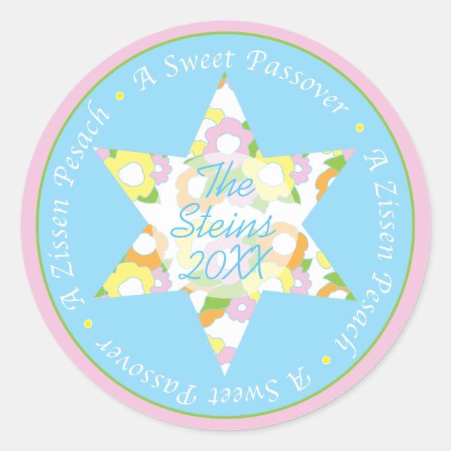 Adesivo Círculo de Vinheta de Passagem "Flores de Passagem (Frente)