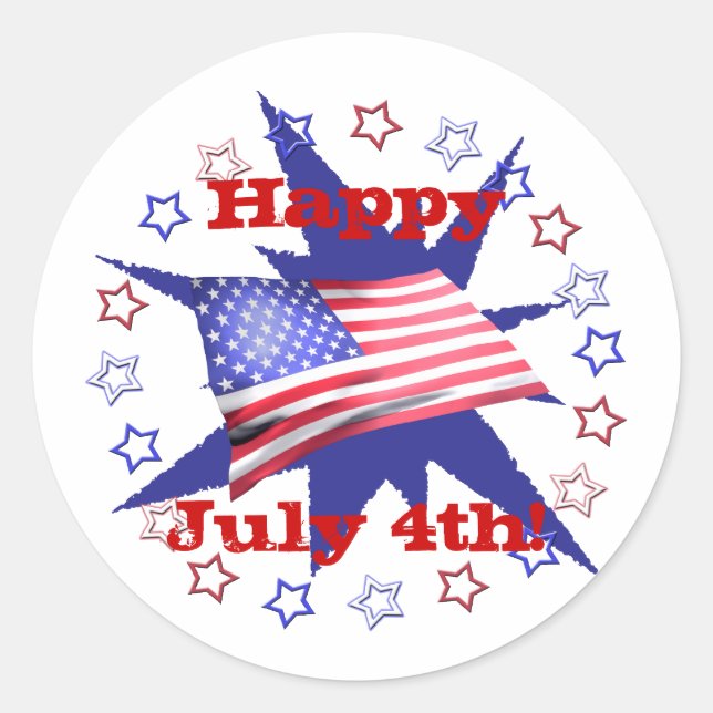 Adesivo Círculo do Dia da Independência (Frente)