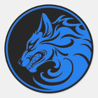 Círculo do Lobo Azul e Negro