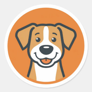 Adesivo Círculo Feliz de Canino