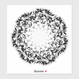 Adesivo Círculo Folha