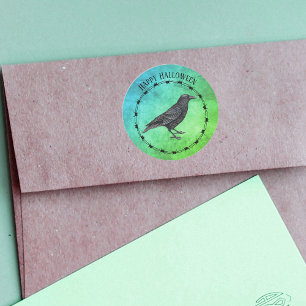 Adesivo Círculo negro com arame preto com arame vermelho a