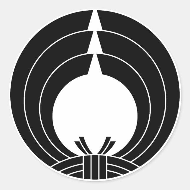 Adesivo Círculo Noshi (Frente)