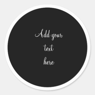 Adesivo Círculo preto com MODELO de armação em círculo