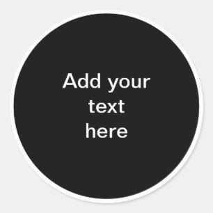 Adesivo Círculo preto com MODELO de armação em círculo