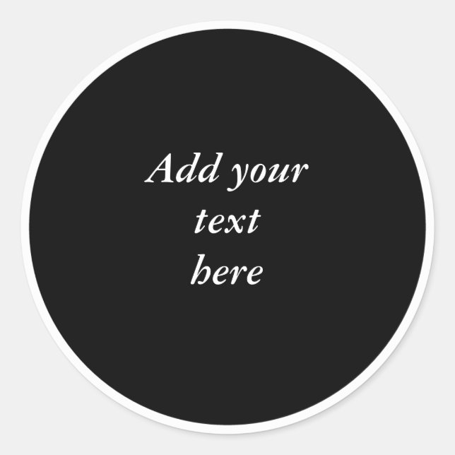 Adesivo Círculo preto com MODELO de armação em círculo bra (Frente)