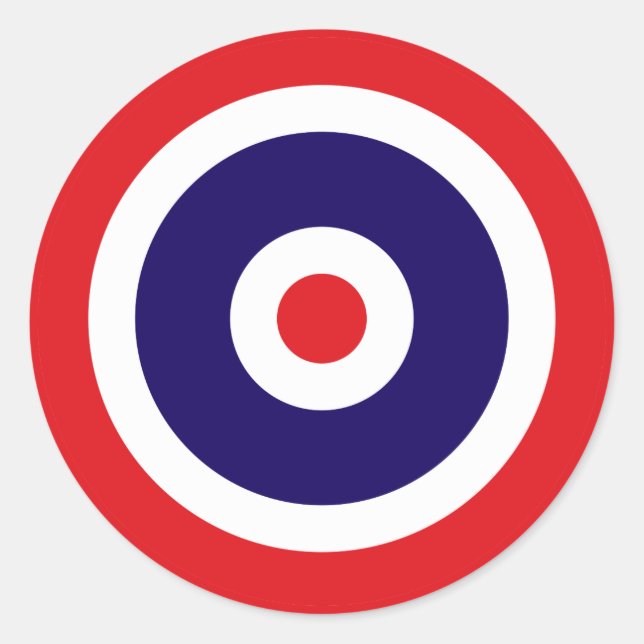 Adesivo Círculo redondo de bandeira do país da Tailândia (Frente)