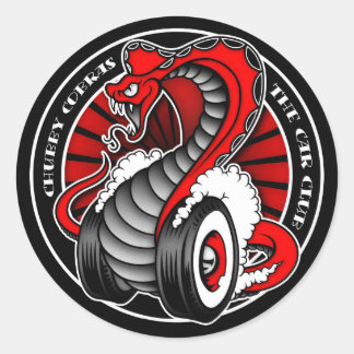 Adesivo Círculo Vermelho 3"