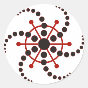 Adesivo círculo VII da colheita