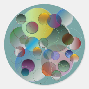 Adesivo Círculos, Anéis, Formas Geométricas