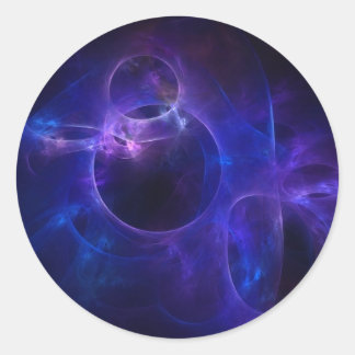 Adesivo Círculos Azul e Púrpura 1