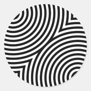 Adesivo Círculos Concentrados Sobrepostos