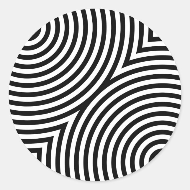 Adesivo Círculos Concentrados Sobrepostos (Frente)