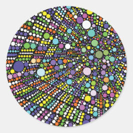 Adesivo Círculos Geométricos Coloridos