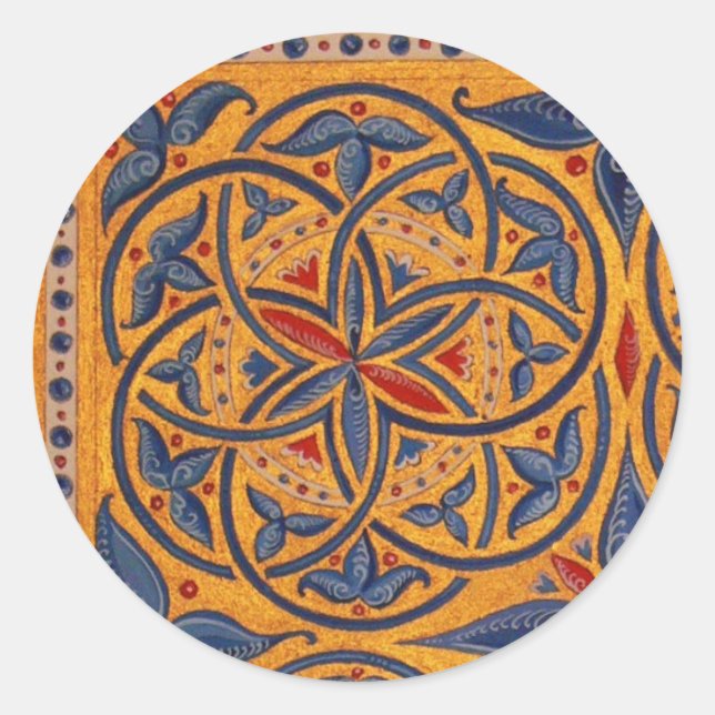 Adesivo Círculos medievais (Frente)