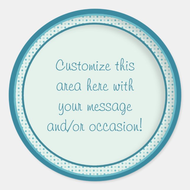 Adesivo Círculos/Pontos Teais (1) (Frente)