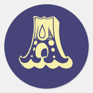 adesivo Circus A amarelo azul