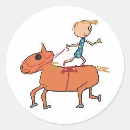 Adesivo Circus Horse Circular