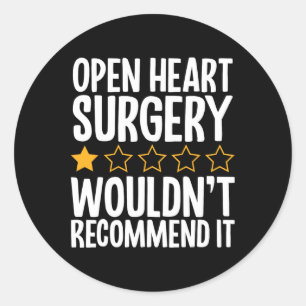 Adesivo Cirurgia de Coração Aberta não o recomendaria