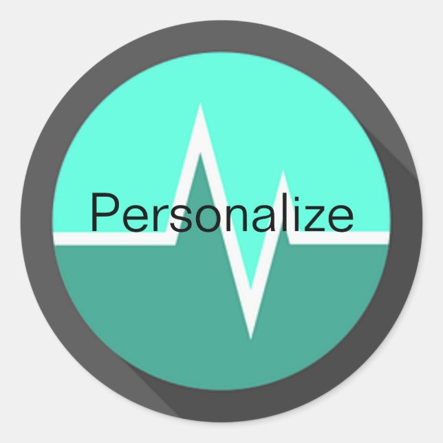 Adesivo Cirurgião médico de enfermagem de linha EKG (Frente)