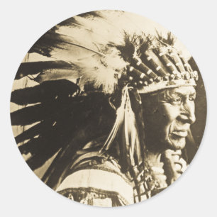 Adesivo Cisne branca principal de Lakota Sioux