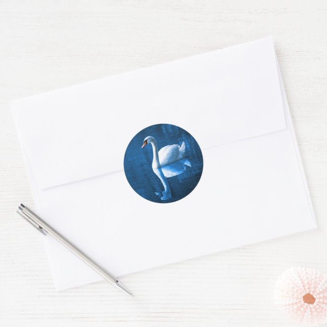 Adesivo Cisne no Lago (Envelope)