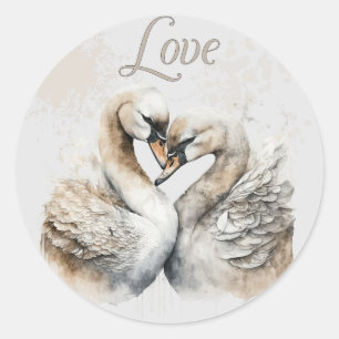 Adesivo Cisnes do Amor 