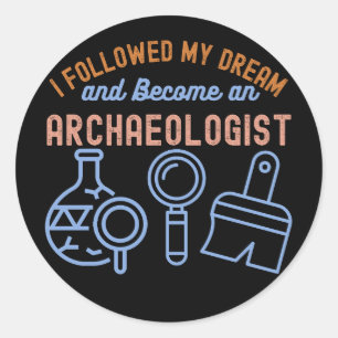 Adesivo Citação de Arqueologia, Curso de Arqueologia7