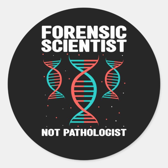 Adesivo Citação De Criminologia Forense Para Investi Cena  (Frente)