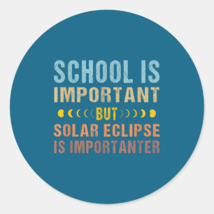 Adesivo Citação de Eclipse Solar Escola Importante