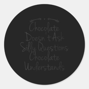 Adesivo Citação de Humor Feminino Pai Chocolate Engraçado
