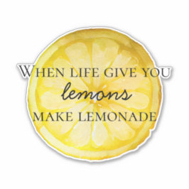 Adesivo Citação de Lemon