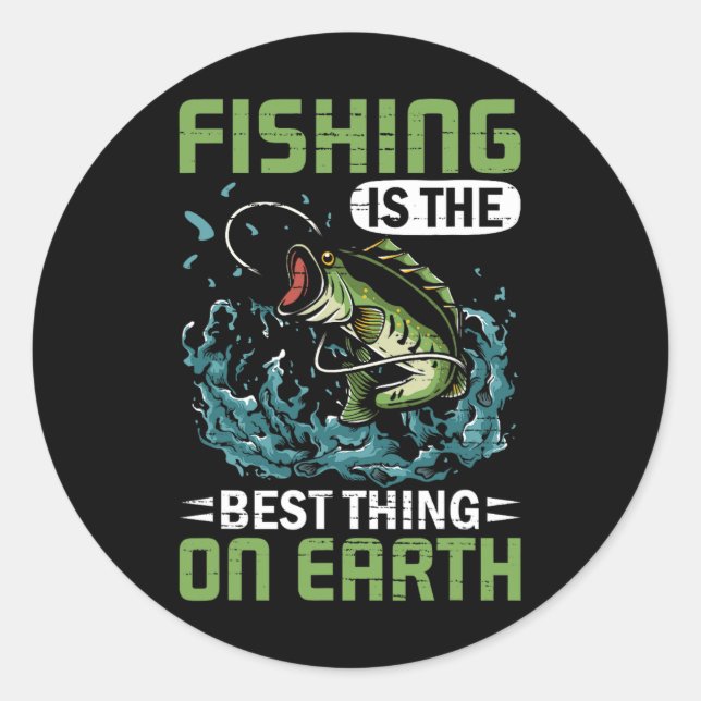 Adesivo Citação de Meme de Pesca  (Frente)