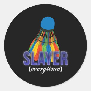 Adesivo Citação do Jogador de Badminton do Shuttle