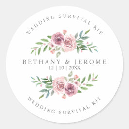 Adesivo Citação do Kit de Sobrevivência do Casamento na Pr