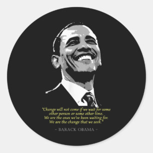 Adesivo Citação do Presidente Barack Obama