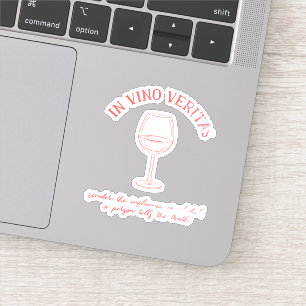 Adesivo Citação do Vinho