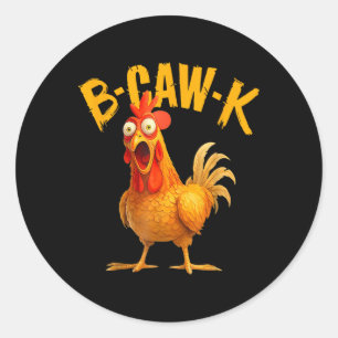 Adesivo Citação engraçada B-caw-k Grande Meme Frango Galo
