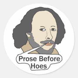 Adesivo Citação engraçada de Shakespeare - Prosa Antes das